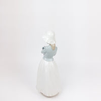 Thumbnail for Nao Girl Lladro Cuddling Puppy Figurine Blanket Porcelain firreplace decor Spain17