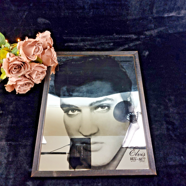 Elvis Presley Mirror Portrait 1935–1977, Framed 19