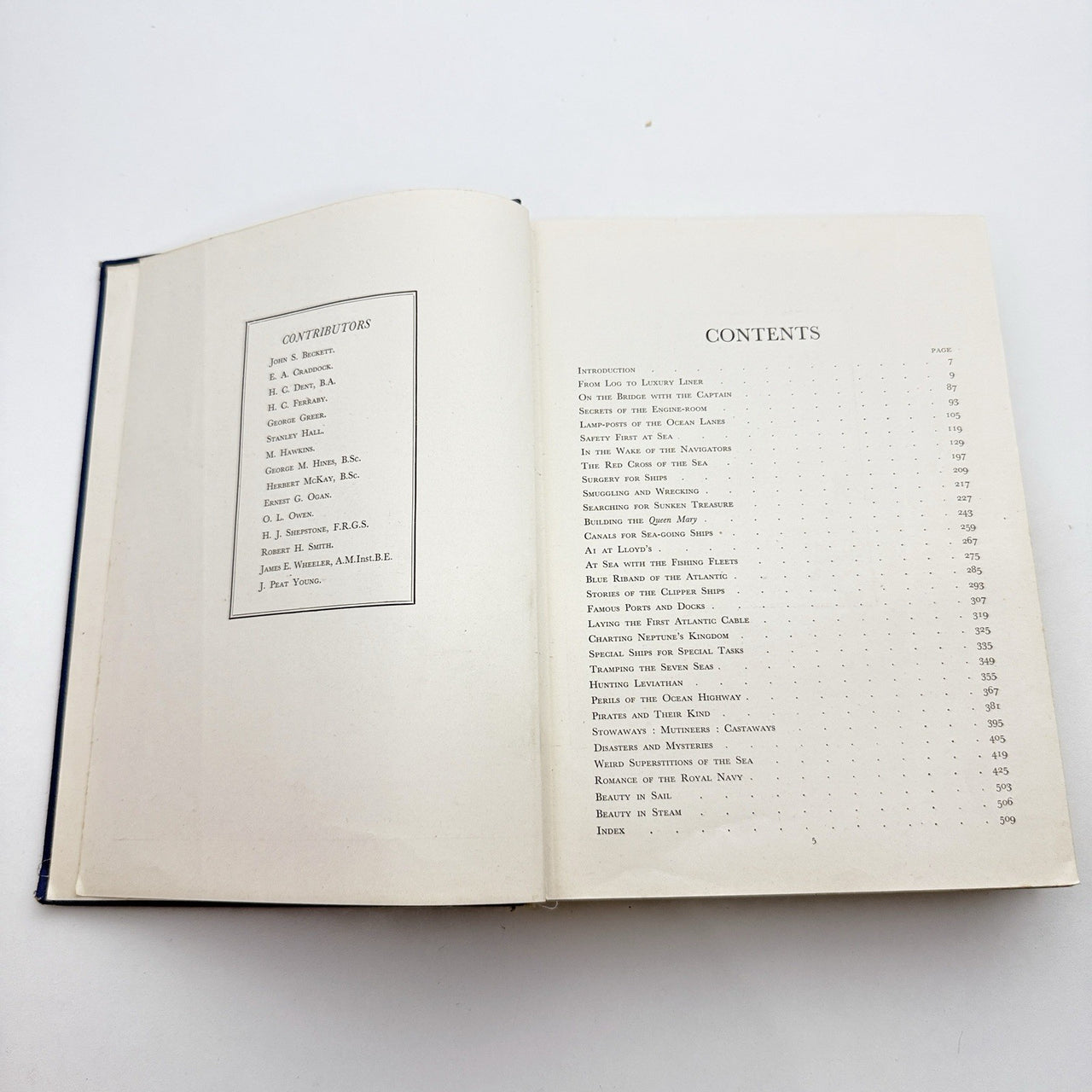 The Wonderful Story of the Sea Illustrated Maritime History Book Collins Press2