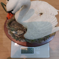 Thumbnail for Border Arts Fine First One In Swan & Cygnets Figurine 1997 Handmade Scotland dec22