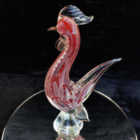 Thumbnail for Murano Rooster Glass Pink Filigrana Art Hand Blown 1kg 10