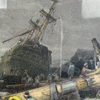 Thumbnail for Antique Hand-Colored Lithographs Dunstanborough Castle & Tynemouth Pair Prints18