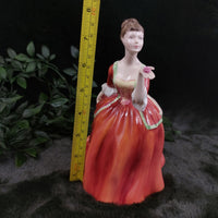 Thumbnail for Doulton Royal Porcelain victorian lady Figurine Flower of Love signed 6