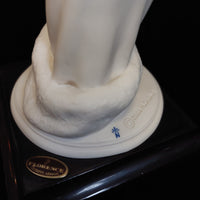 Thumbnail for RARE Giuseppe Armani Winter Flowers Lady figurine Florence boxed White Fur Coat.8