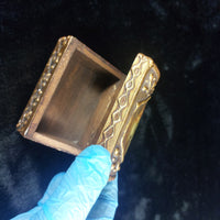 Thumbnail for Antique Gilt Trinket Wood Fragonard Painted Style portrait of beauty Ladies9