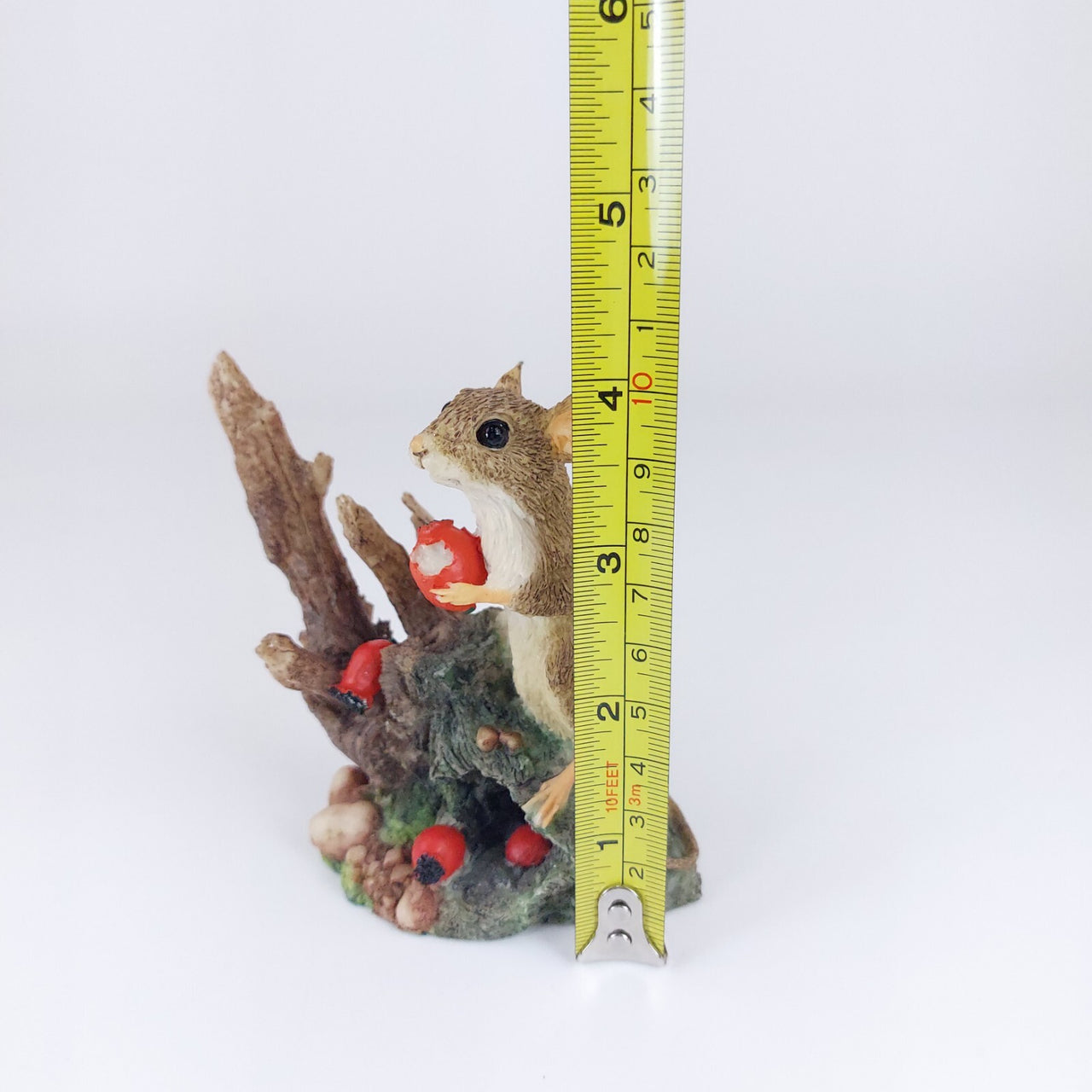 Crown Staffordshire Art Fine -, Collectible Hand Painted Mouse Figurine Resin6