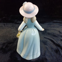Thumbnail for The Leonardo Girl Collection with Basket Blue Dress Figurine 7
