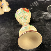 Thumbnail for Milk Bohemian Glass Antique Vase 12” Floral Victorian Urn Form decor see pics16