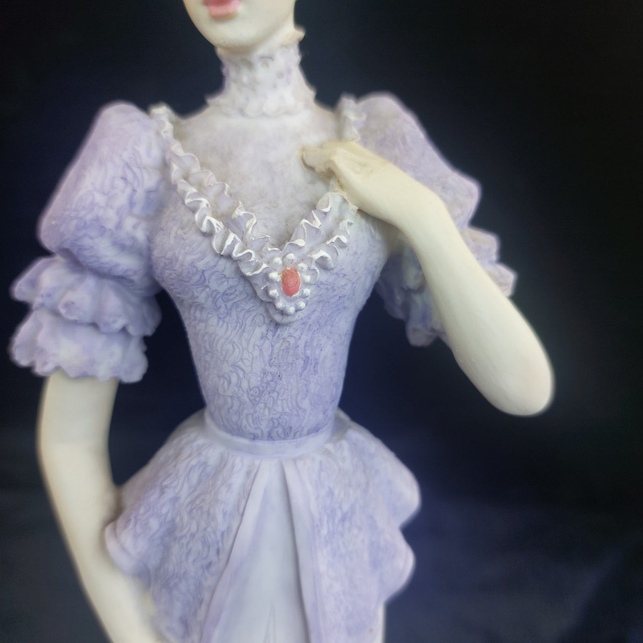 Good Albert Price Flapper Figurines 1991 In Vogue Glamorous Night Resin Set 12"8