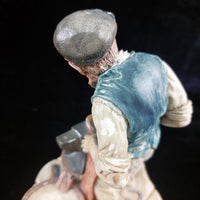 Thumbnail for Naturecraft Blacksmith Figurine 1973 Hand Painted Stonecraft Collectible 8