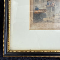 Thumbnail for Antique c.1830 Hand-Coloured Engraving Print Bristol Harbour Lambert & Collard16
