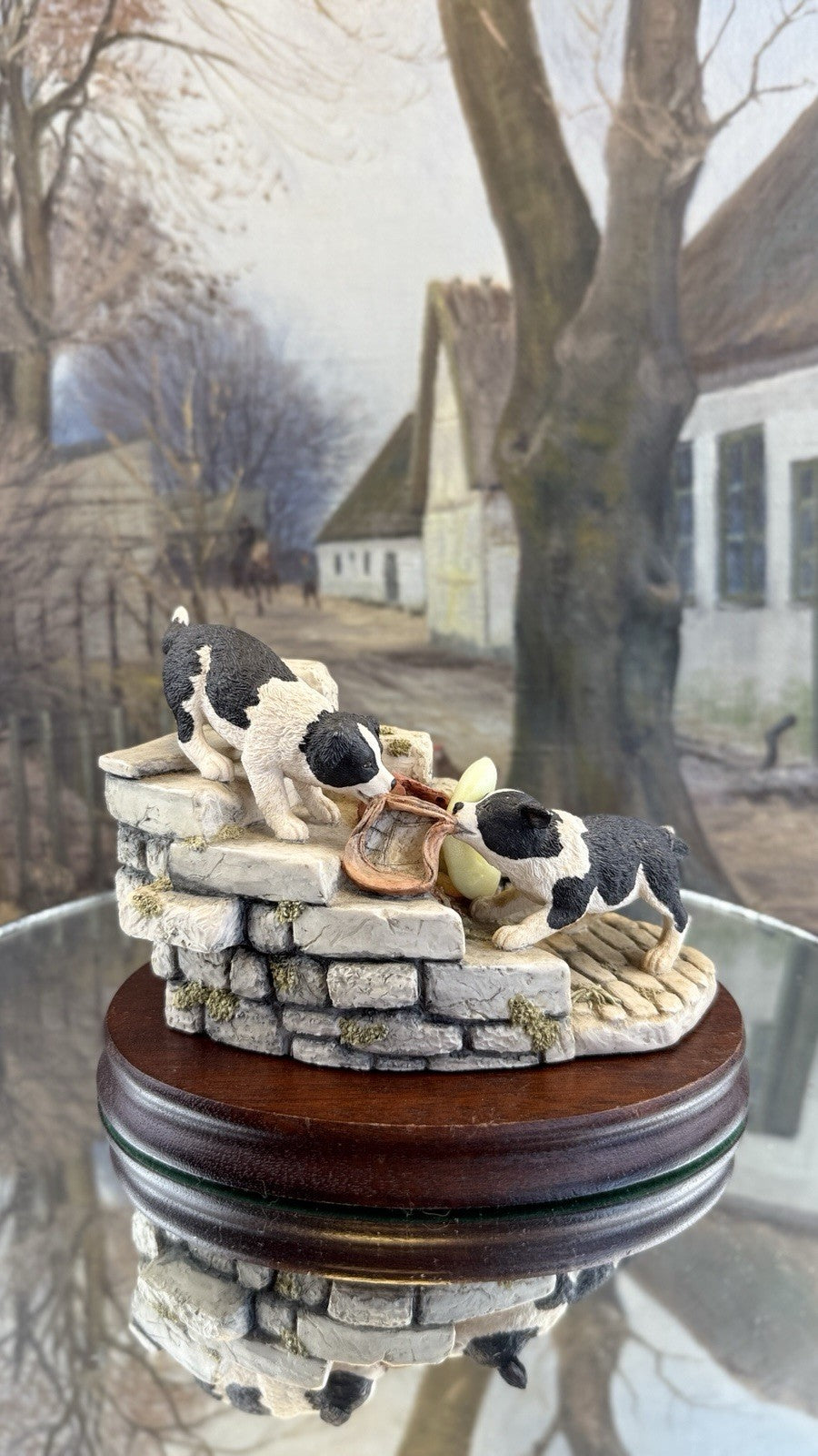 Border Arts Fine James Herriot "Tug o' War" Figurine JH61 - Signed by D. Walton20