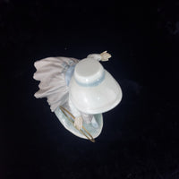 Thumbnail for NAO Girl Spain Figurine with Hoop Glazed Porcelain Worn Base A-16M Sculpture3