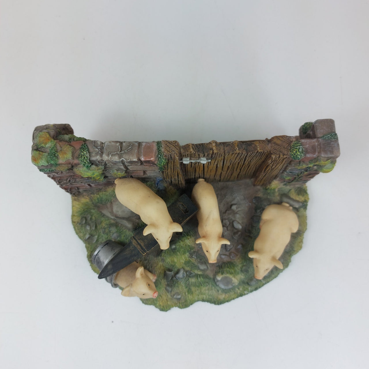 Rare The Leonardo Collection Farmyard Friends   1998 Piglets Figurine  3.35" 13
