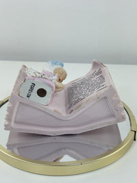 Thumbnail for Vintage Ceramic Angel Praying by Lord’s Prayer Book Pink Planter Gift 5”Figurine7