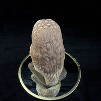 Thumbnail for Wedgwood Art Mottled Glass Owl Paperweight bookshelf Figurine 1970s decor9