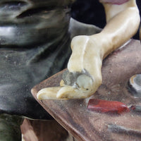 Thumbnail for Porcelain of a watchmaker CAPODIMONTE. Antonio Benni. Is Finger Broken, chipped6