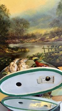 Thumbnail for Stunning Rare Giuseppe Armani Figurine | Mother Bird Feeding 3 Chicks | Signed18
