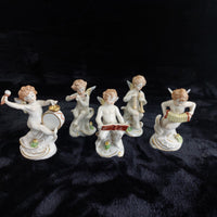 Thumbnail for Carl Scheidig Gräfenthal Antique German Porcelain Cherub Musician Figurines Set0