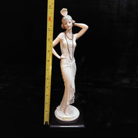 Thumbnail for Florence Armani REGINE lady Figurine 0434F Lady Flapper With Box & C luxry decor7