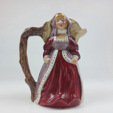 Hillsborough Ware HandPainted Lady Jug  7