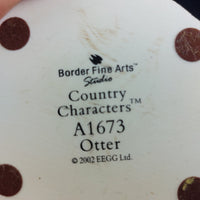 Thumbnail for Border Fine Arts Country Characters A1673 Otter Figurine 3.5in 2002 Handcrafted7