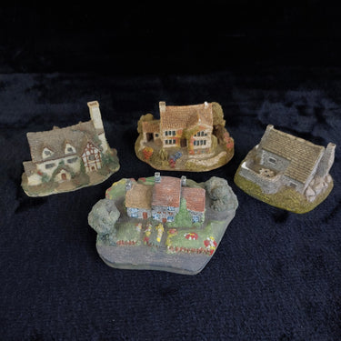 Lilliput Lane UK Cottage Set Acceptable Worn Lot 4 Croft Holme Dyke Sheep Garden0