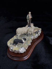 Thumbnail for Border Fine Arts Limited Edition Sheepdog and Shepherd Figurine7