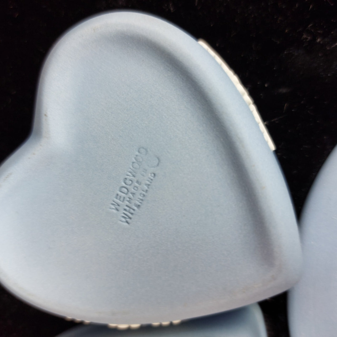 Wedgwood Heart Jasperware Blue Trinket Plate & Box Set british bedroom decor13