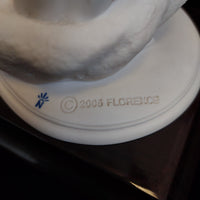 Thumbnail for RARE Giuseppe Armani Winter Flowers Lady figurine Florence boxed White Fur Coat.15