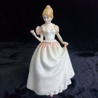 Thumbnail for Royal Doulton Good Gift of Love Figurine decor 8.5in Pink White 491g 1993 Nada 2