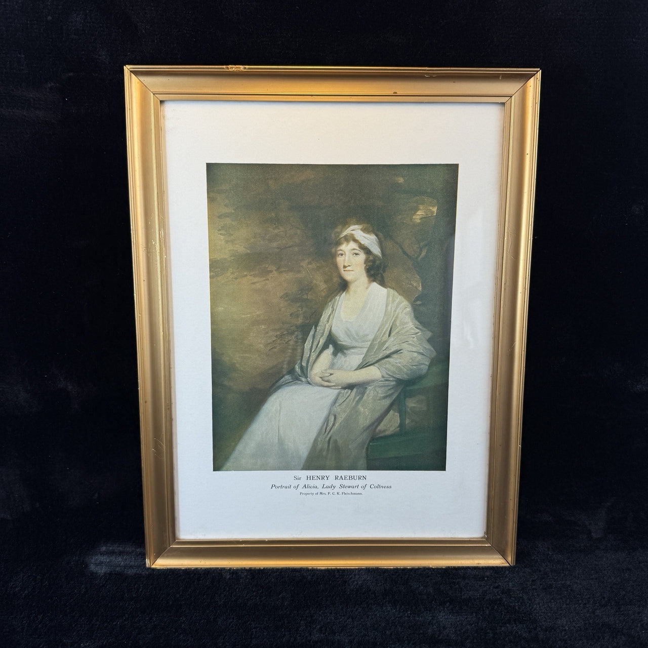 Antique Framed Print by Henry Raeburn Portrait of Alicia Lady Stewart of Coltnes2