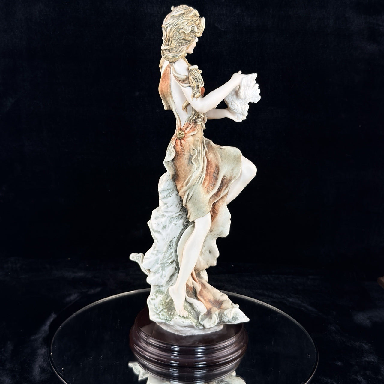 Giuseppe Armani Florence Summer Breeze Lady Figurine 14 In Italy Home Decor 199712