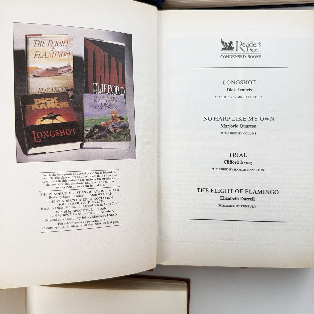 Readers Digest and Odhams 5 Novel Hardbacks Eagle Has Flown Longshot Condensed8