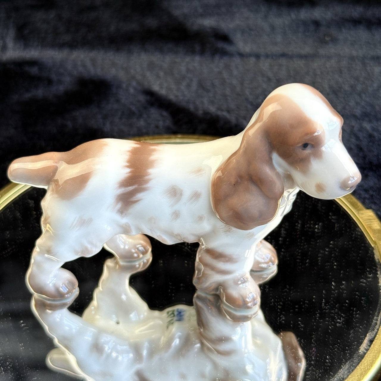 Vintage Bing & Grøndahl B&G Porcelain Cocker Spaniel Figurine Made in Denmark3