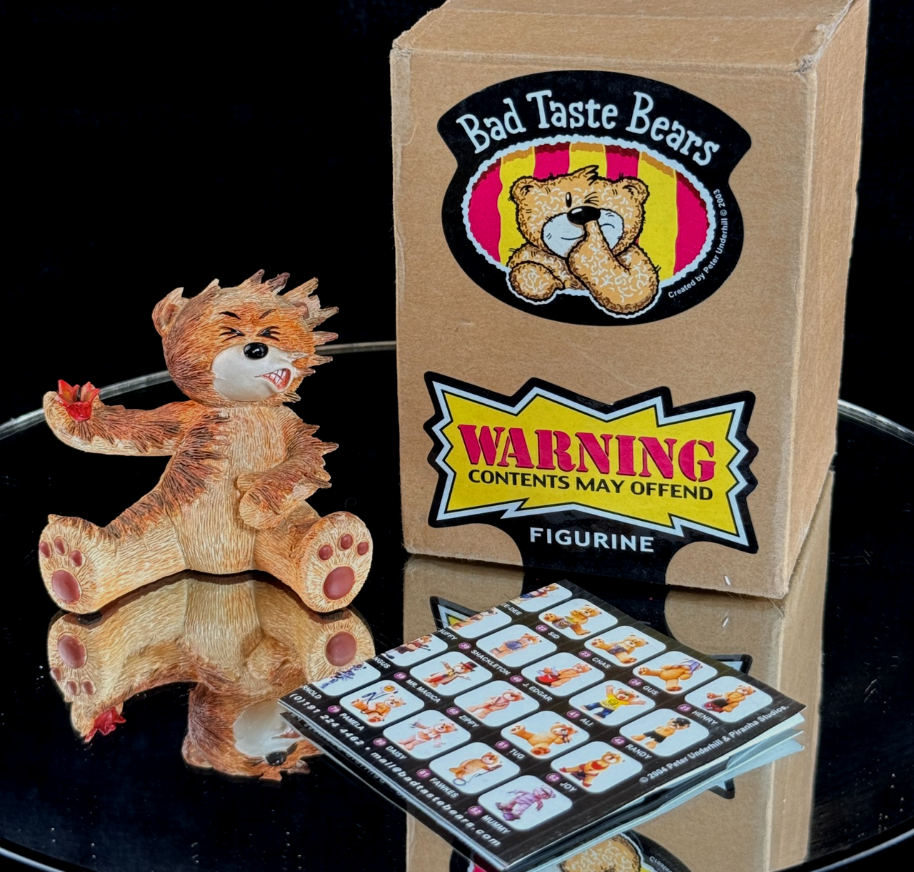 Rare Bad Taste Bears GUY Figurine Bonfire Night Guy Fawkes Collectible funny0