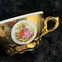 Thumbnail for Bondware Coffee Cups & FanShaped Tray | 24K Gold Chokin Art Japan1
