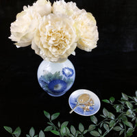 Thumbnail for Royal Copenhagen Porcelain 1963 - 69Dish and Vase, Luxury Gift Floral Designs.2