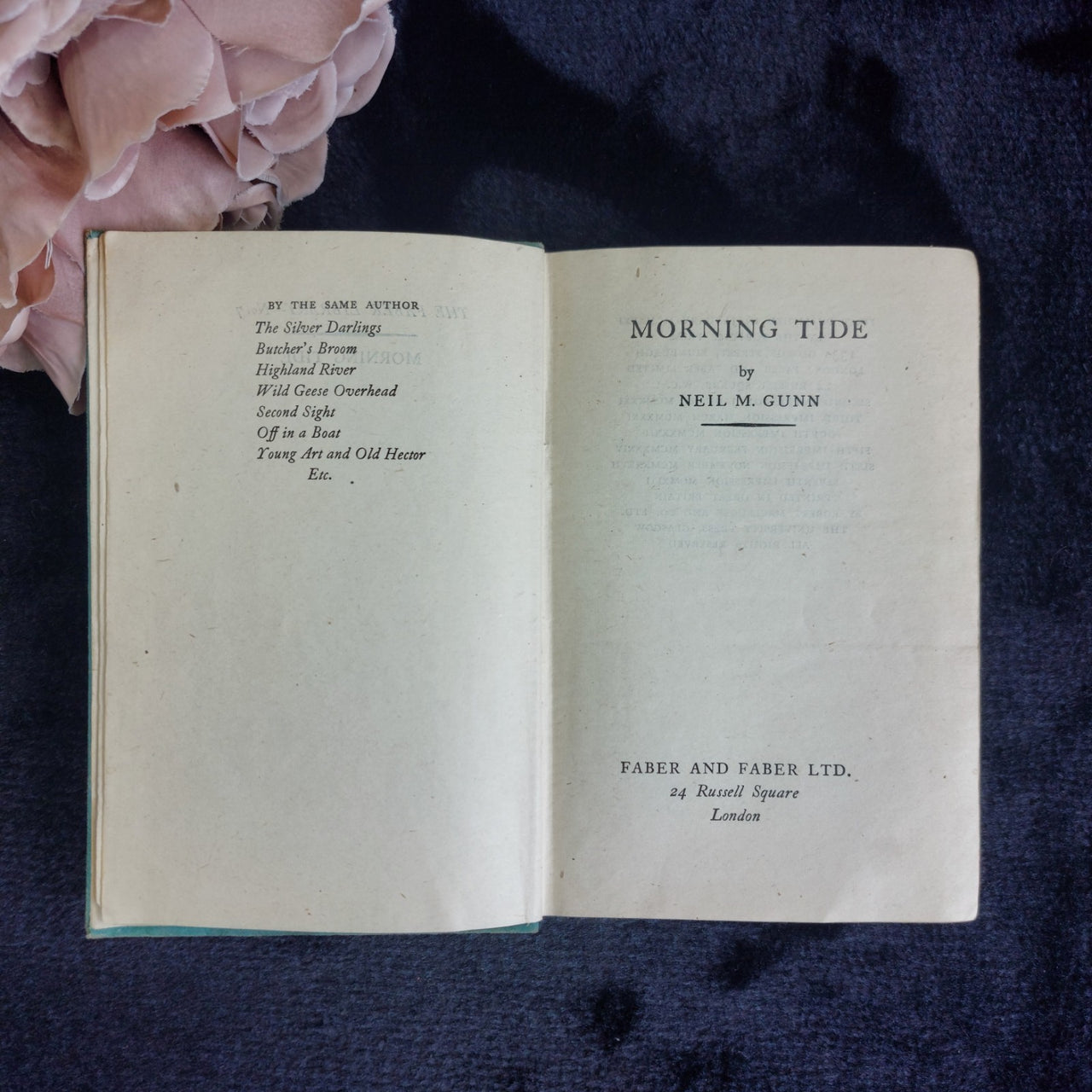 1930s Faber Morning Tide Neil M. Gunn Scottish Fiction Worn Spine United Kingdom3