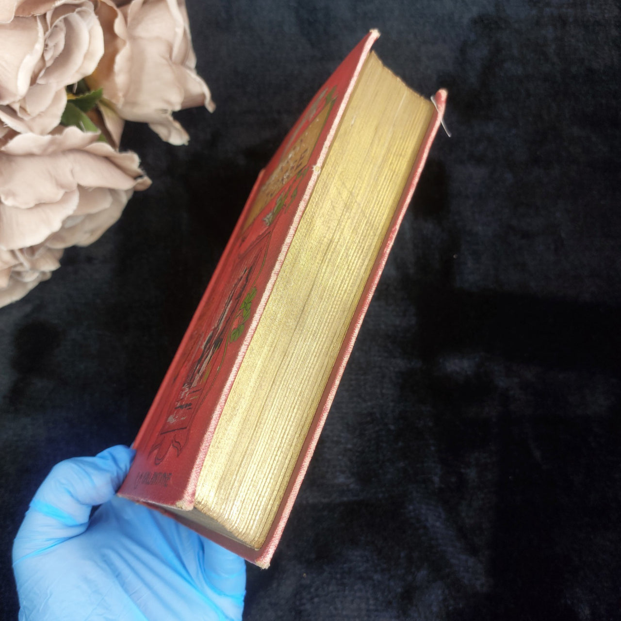 1871  Ballantyne The Iron Horse Book Good Red Decorated Railway Rare Adventure 3