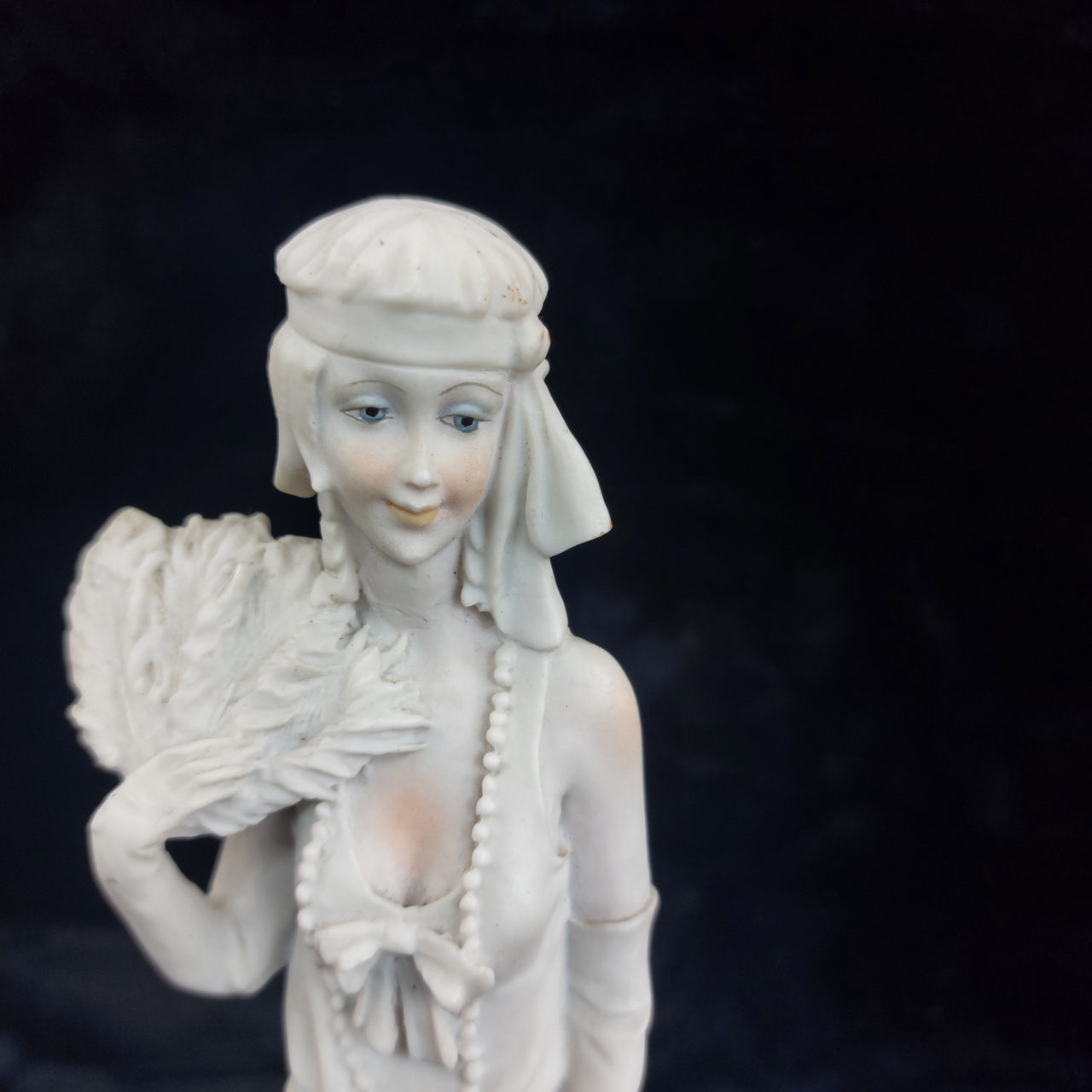 Dear Lady 1995 Figurine 9.5" Sculpture on Base white decor vtg8