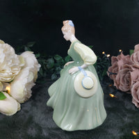 Thumbnail for Royal Doulton Fair Lady Good Porcelain 1962 Figurine- HN2193  Mint Green Dress 3