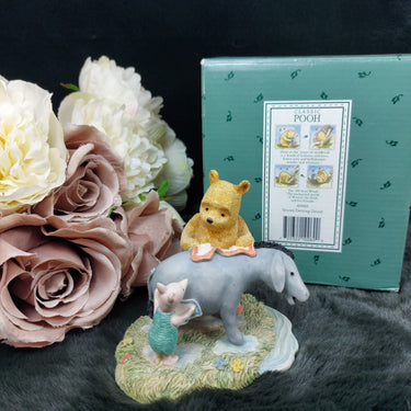 Classic Pooh “Eeyore Getting Dried” Figurine by Border Fine Arts A0069 China1