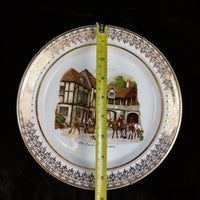 Thumbnail for Old Coach House Stratford Decorative Ceramic Plate Gold Trim 8.5in Wall Hanger10