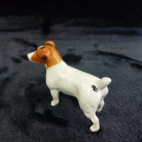 Thumbnail for John Jack Beswick Russell Dog Figure Brown & White JBD102 Ceramic Ornament decor4