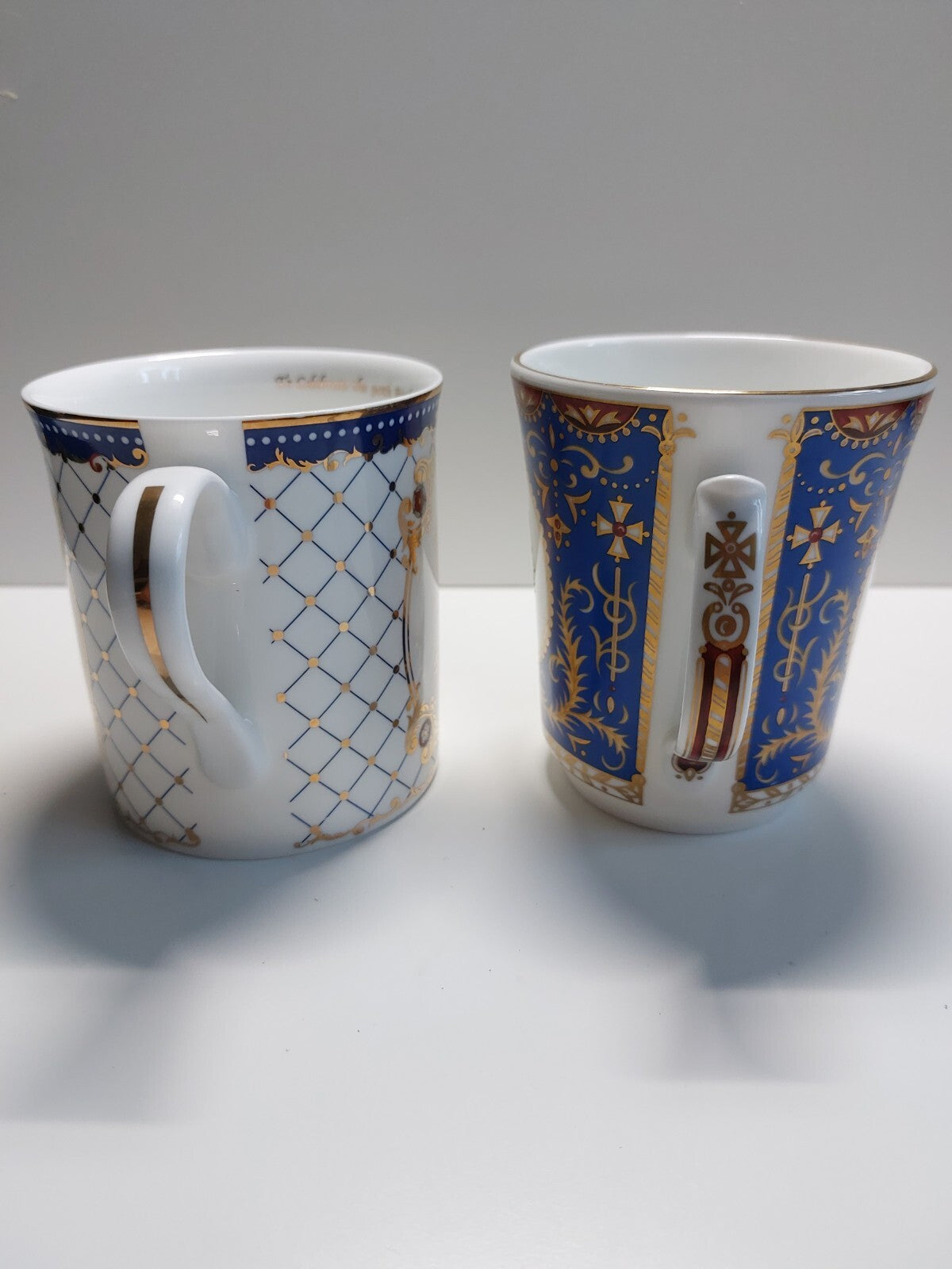 Ringtons Fine Bone Mugs Commemorative Queen Elizabeth II 2 Set of Wade Vintage2
