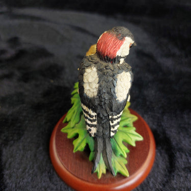 Figurine 3.5 Border Fine Arts Russell Willis 2000 Great Spotted Woodpecker A04090