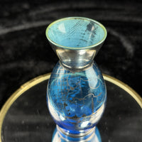Thumbnail for Schott Zwiesel Blue Glass Vase Florida Design Heinrich Löffelhardt Vintage 5”11