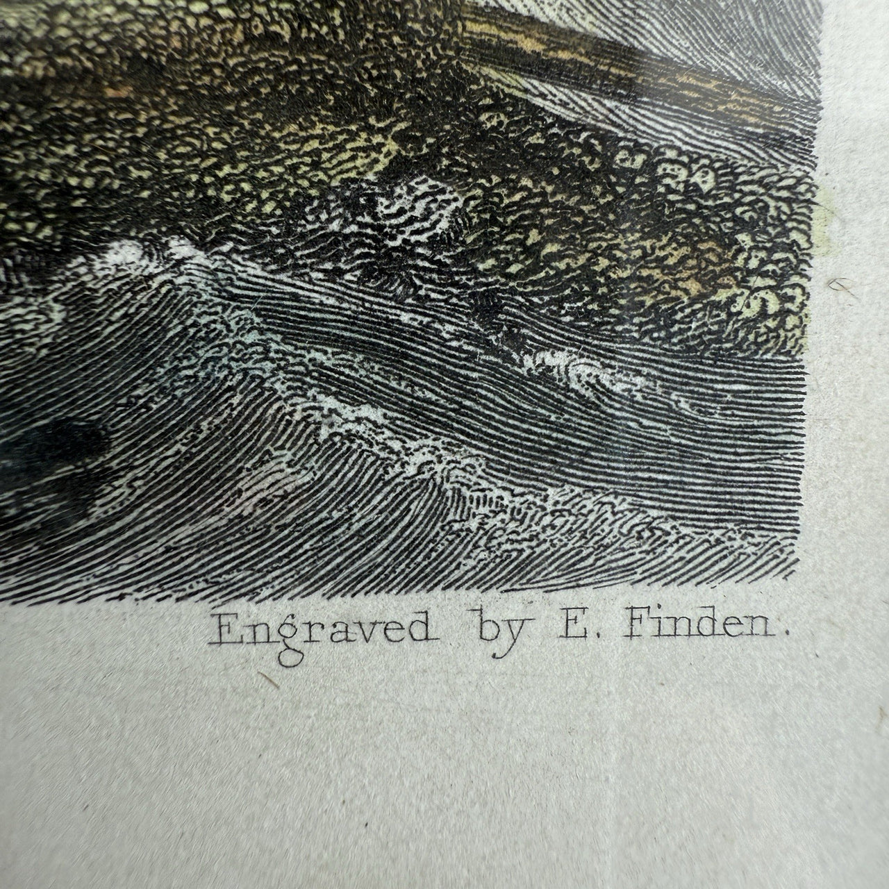 Antique Hand-Colored Lithographs Dunstanborough Castle & Tynemouth Pair Prints20