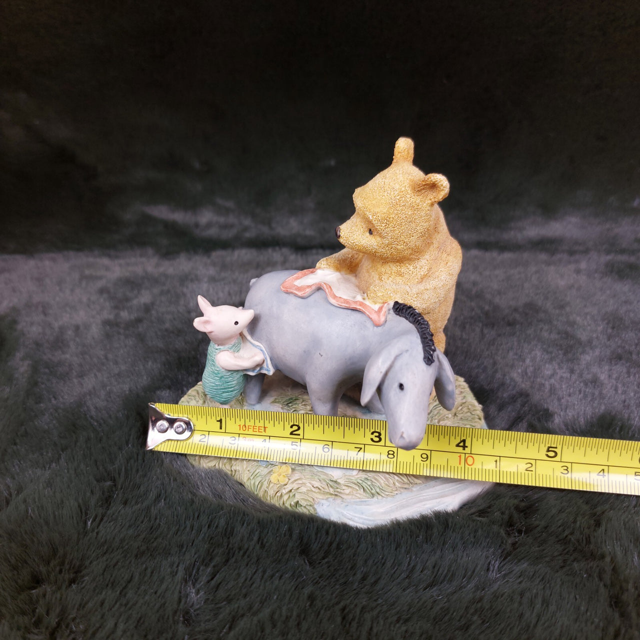 Classic Pooh “Eeyore Getting Dried” Figurine by Border Fine Arts China A006910